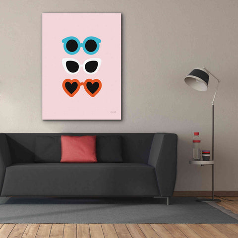 Image of 'Sunglasses for All II' by Ann Kelle Designs, Canvas Wall Art,40 x 54
