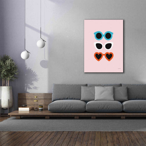 Image of 'Sunglasses for All II' by Ann Kelle Designs, Canvas Wall Art,40 x 54