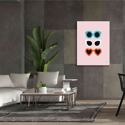 Image of 'Sunglasses for All II' by Ann Kelle Designs, Canvas Wall Art,40 x 54