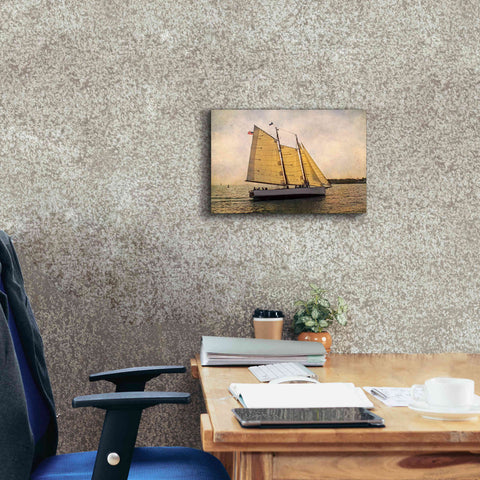 Image of 'Morning Sail' by Debra Van Swearingen, Canvas Wall Art,18 x 12