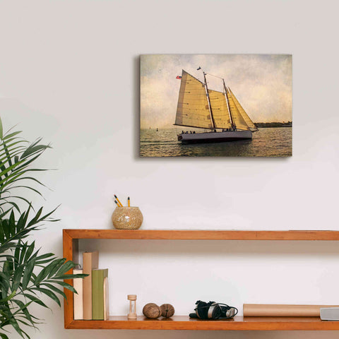 Image of 'Morning Sail' by Debra Van Swearingen, Canvas Wall Art,18 x 12