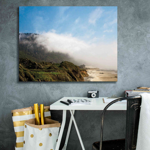 Image of 'Coastal Fog' by Debra Van Swearingen, Canvas Wall Art,34 x 26