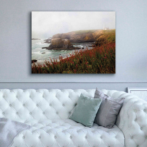 Image of 'Lighthouse Fog' by Debra Van Swearingen, Canvas Wall Art,54 x 40