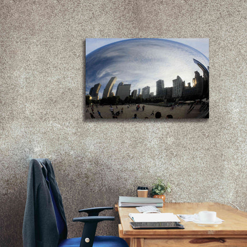 Image of 'The Bean Chicago' by Debra Van Swearingen, Canvas Wall Art,40 x 26