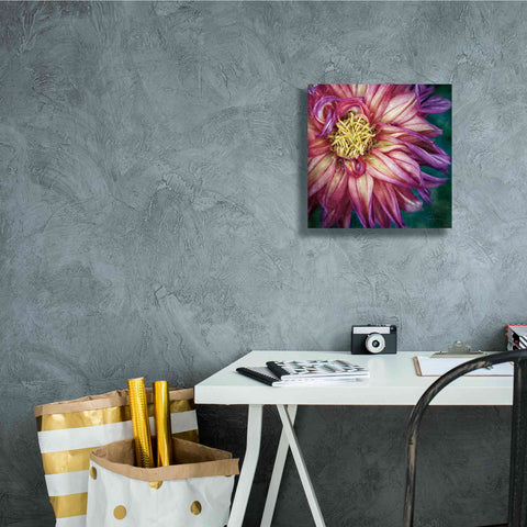 Image of 'Dahlia I' by Debra Van Swearingen, Canvas Wall Art,12 x 12