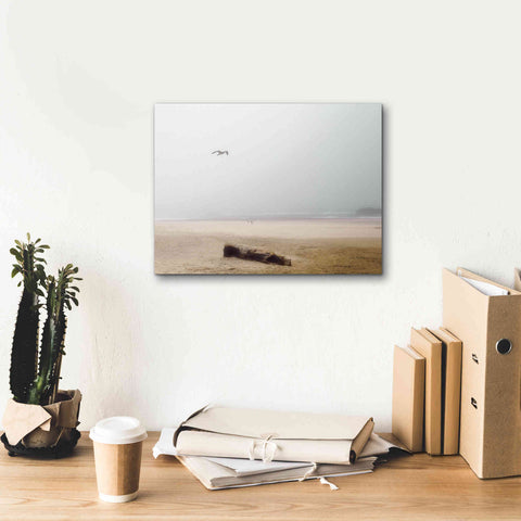 Image of 'Cold Beach III' by Debra Van Swearingen, Canvas Wall Art,16 x 12