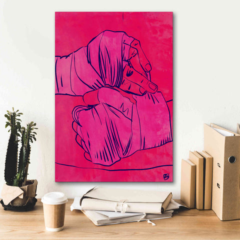 Image of 'Boxing Club 4' by Giuseppe Cristiano, Canvas Wall Art,18 x 26