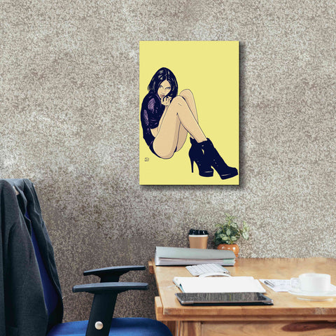 Image of 'Legs and Shoes' by Giuseppe Cristiano, Canvas Wall Art,18 x 26