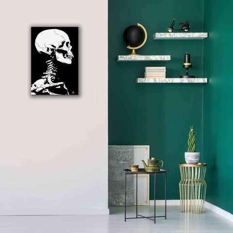 Image of 'Skeleton' by Giuseppe Cristiano, Canvas Wall Art,18 x 26