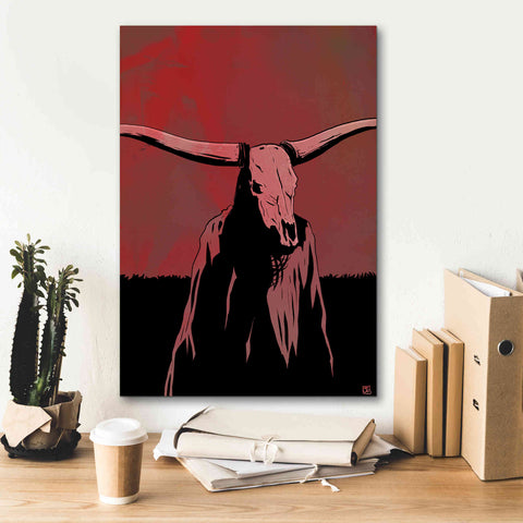 Image of 'Skull' by Giuseppe Cristiano, Canvas Wall Art,18 x 26