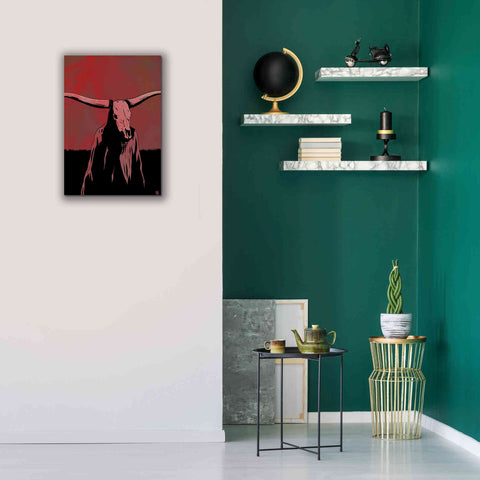 Image of 'Skull' by Giuseppe Cristiano, Canvas Wall Art,18 x 26