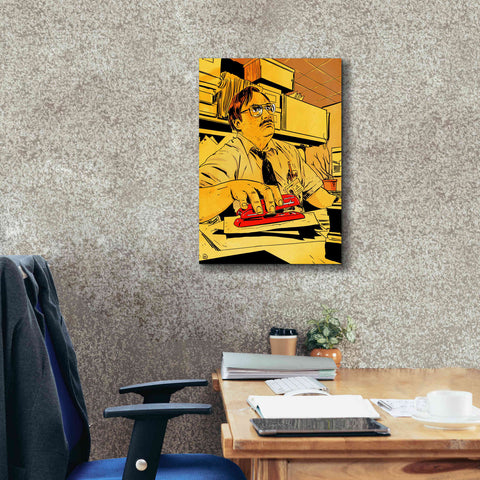 Image of 'Stapler' by Giuseppe Cristiano, Canvas Wall Art,18 x 26