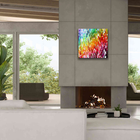 Image of 'Designer Stripes' by Shandra Smith, Canvas Wall Art,26 x 26