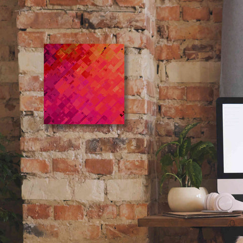 Image of 'Purple & Orange' by Shandra Smith, Canvas Wall Art,12 x 12
