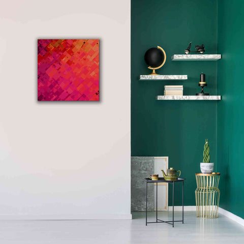 Image of 'Purple & Orange' by Shandra Smith, Canvas Wall Art,26 x 26