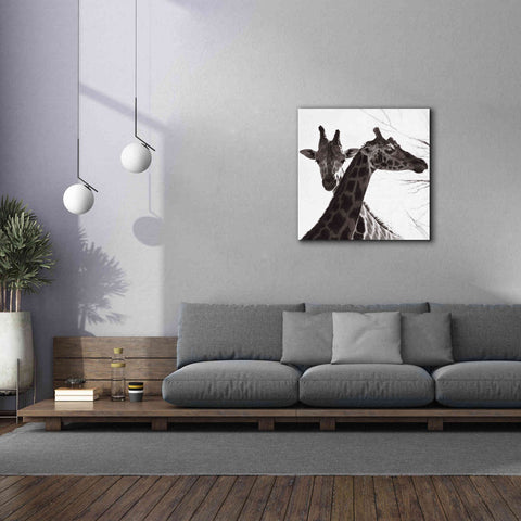 Image of 'Giraffe II' by Debra Van Swearingen, Canvas Wall Art,37 x 37