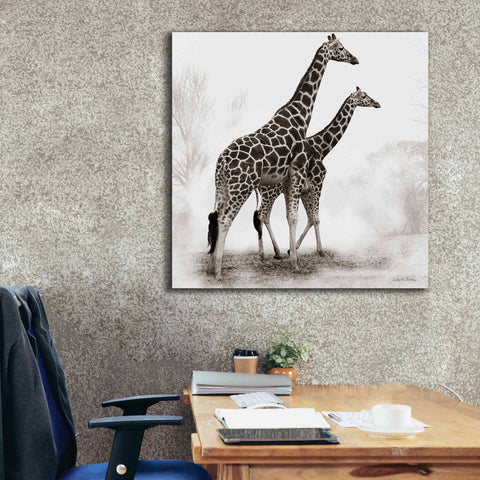 Image of 'Giraffe III' by Debra Van Swearingen, Canvas Wall Art,37 x 37