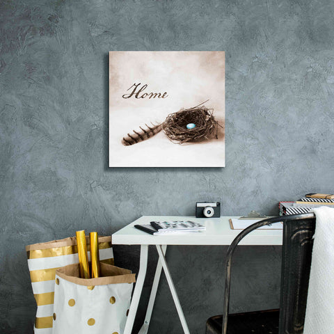 Image of 'Nestled IV - Home' by Debra Van Swearingen, Canvas Wall Art,18 x 18