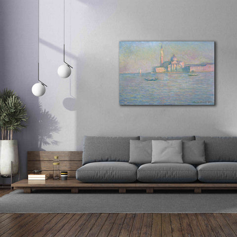 Image of 'The Church of San Giorgio Maggiore, Venice' by Claude Monet, Canvas Wall Art,60 x 40