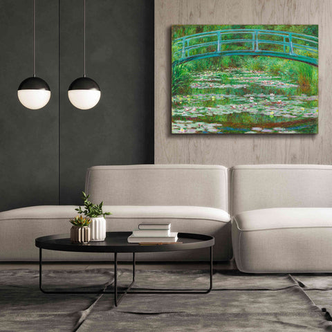 Image of 'The Japanese Footbridge' by Claude Monet, Canvas Wall Art,54 x 40