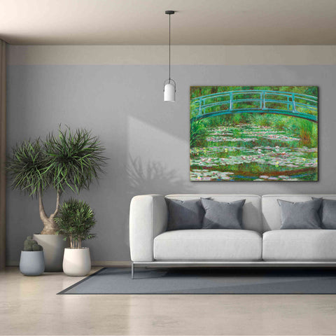 Image of 'The Japanese Footbridge' by Claude Monet, Canvas Wall Art,54 x 40