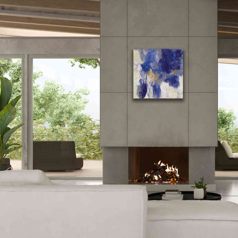Image of 'Sparkle Abstract II Blue' by Silvia Vassileva, Canvas Wall Art,26 x 26