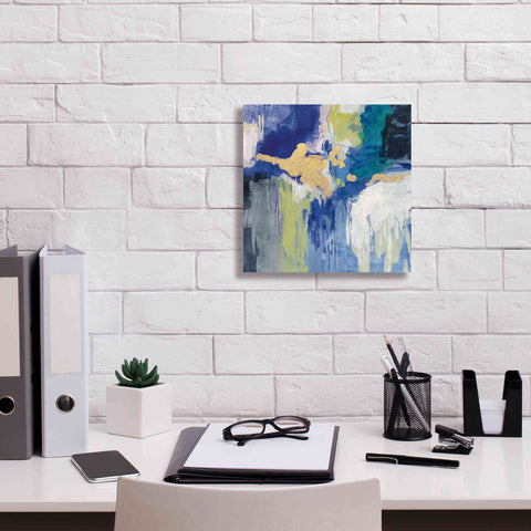 Image of 'Sparkle Abstract III Blue' by Silvia Vassileva, Canvas Wall Art,12 x 12