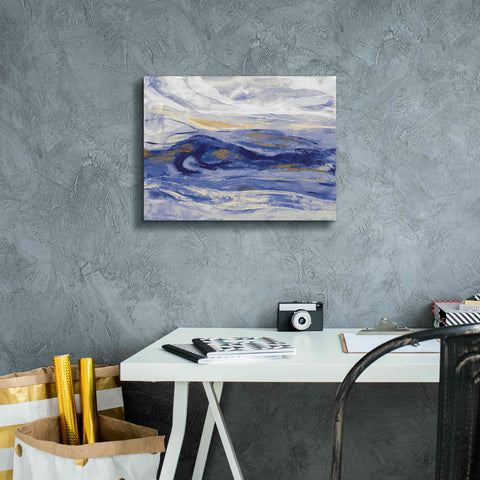 Image of 'Estuary Blue' by Silvia Vassileva, Canvas Wall Art,16 x 12