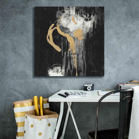 Image of 'Golden Rain I BW' by Silvia Vassileva, Canvas Wall Art,26 x 26