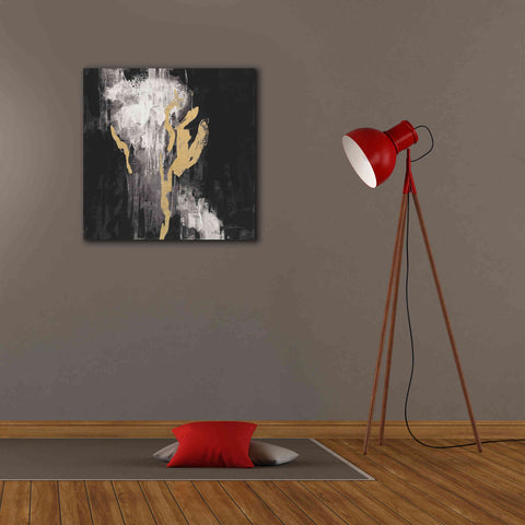 Image of 'Golden Rain II BW' by Silvia Vassileva, Canvas Wall Art,26 x 26
