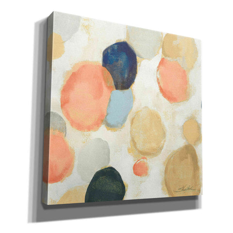 Image of 'Painted Pebbles II Boho' by Silvia Vassileva, Canvas Wall Art,12x12x1.1x0,18x18x1.1x0,26x26x1.74x0,37x37x1.74x0