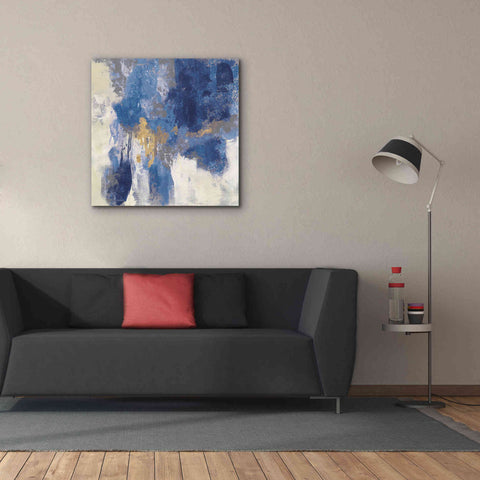 Image of 'Sparkle Abstract II Navy' by Silvia Vassileva, Canvas Wall Art,37 x 37