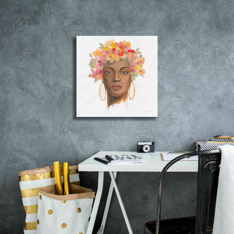 Image of 'International Woman II' by Silvia Vassileva, Canvas Wall Art,18 x 18