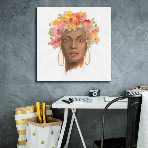 Image of 'International Woman II' by Silvia Vassileva, Canvas Wall Art,26 x 26