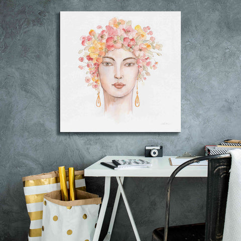 Image of 'International Woman III' by Silvia Vassileva, Canvas Wall Art,26 x 26