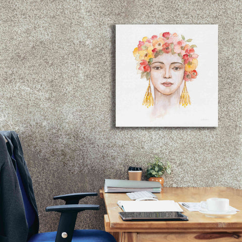 Image of 'International Woman IV' by Silvia Vassileva, Canvas Wall Art,26 x 26