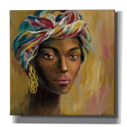 Image of 'African Face I' by Silvia Vassileva, Canvas Wall Art,12x12x1.1x0,18x18x1.1x0,26x26x1.74x0,37x37x1.74x0