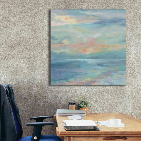 Image of 'June Morning by the Sea' by Silvia Vassileva, Canvas Wall Art,37 x 37