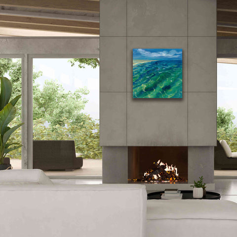 Image of 'Sunny Sea Reflections' by Silvia Vassileva, Canvas Wall Art,26 x 26