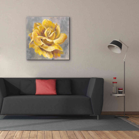 Image of 'Yellow Roses I' by Silvia Vassileva, Canvas Wall Art,37 x 37