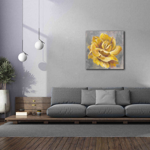 Image of 'Yellow Roses I' by Silvia Vassileva, Canvas Wall Art,37 x 37