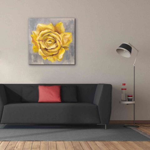 Image of 'Yellow Roses II' by Silvia Vassileva, Canvas Wall Art,37 x 37