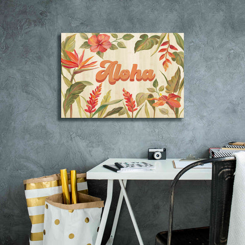 Image of 'Tropical Garden VIII' by Silvia Vassileva, Canvas Wall Art,26 x 18