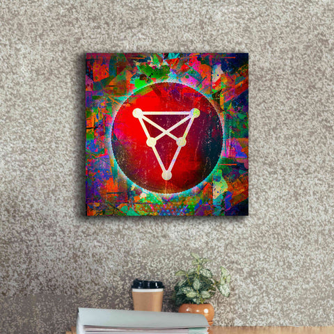 Image of 'CHZ Chiliz Crypto,' Canvas Wall Art,18 x 18