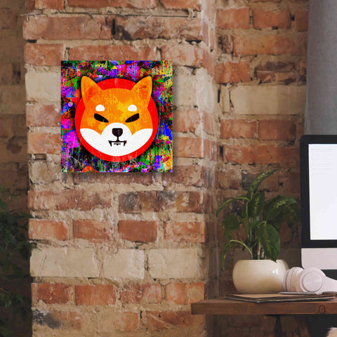 Image of 'SHIB Shiba Inu Crypto,' Canvas Wall Art,12 x 12
