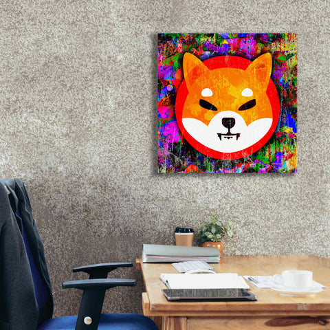 Image of 'SHIB Shiba Inu Crypto,' Canvas Wall Art,26 x 26