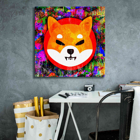 Image of 'SHIB Shiba Inu Crypto,' Canvas Wall Art,26 x 26