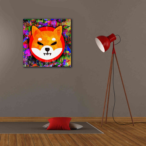 Image of 'SHIB Shiba Inu Crypto,' Canvas Wall Art,26 x 26