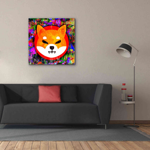 Image of 'SHIB Shiba Inu Crypto,' Canvas Wall Art,37 x 37