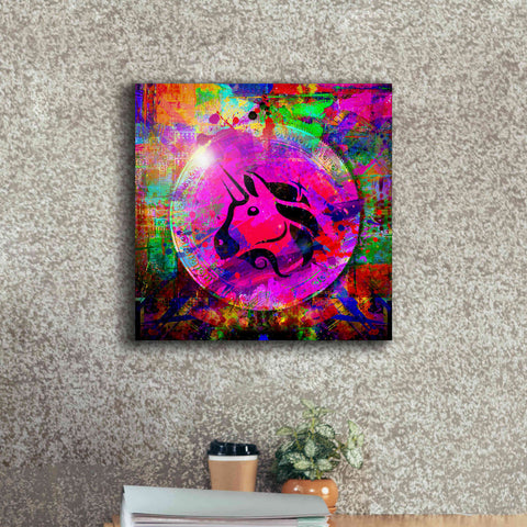 Image of 'UNI Uniswap Crypto,' Canvas Wall Art,18 x 18